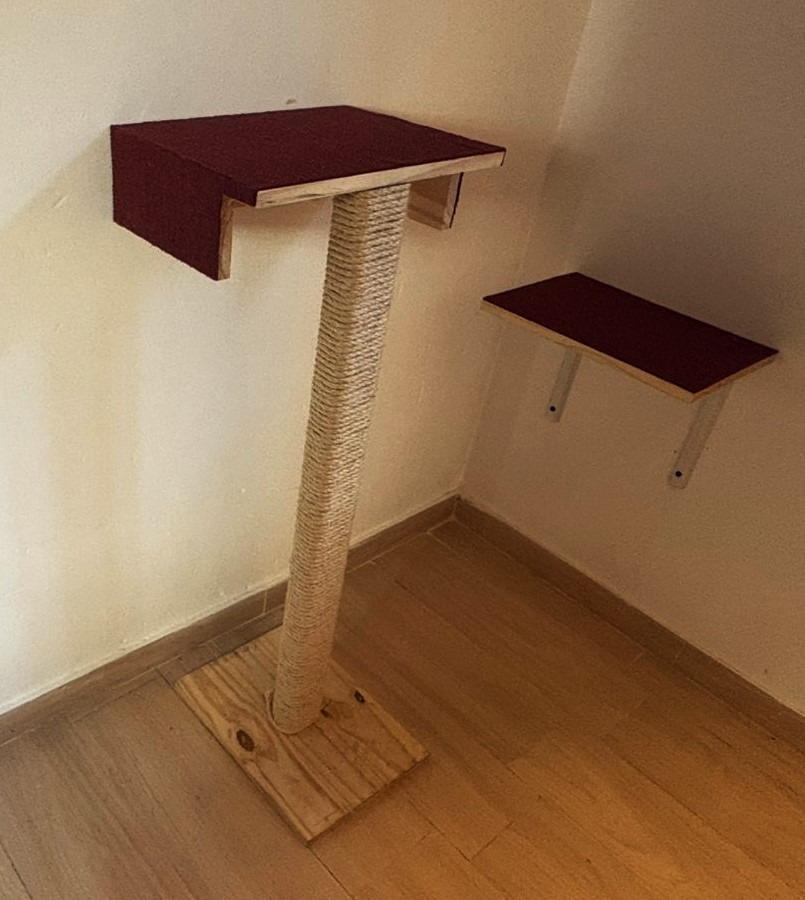 Habitación Felina 1 — Rascador
